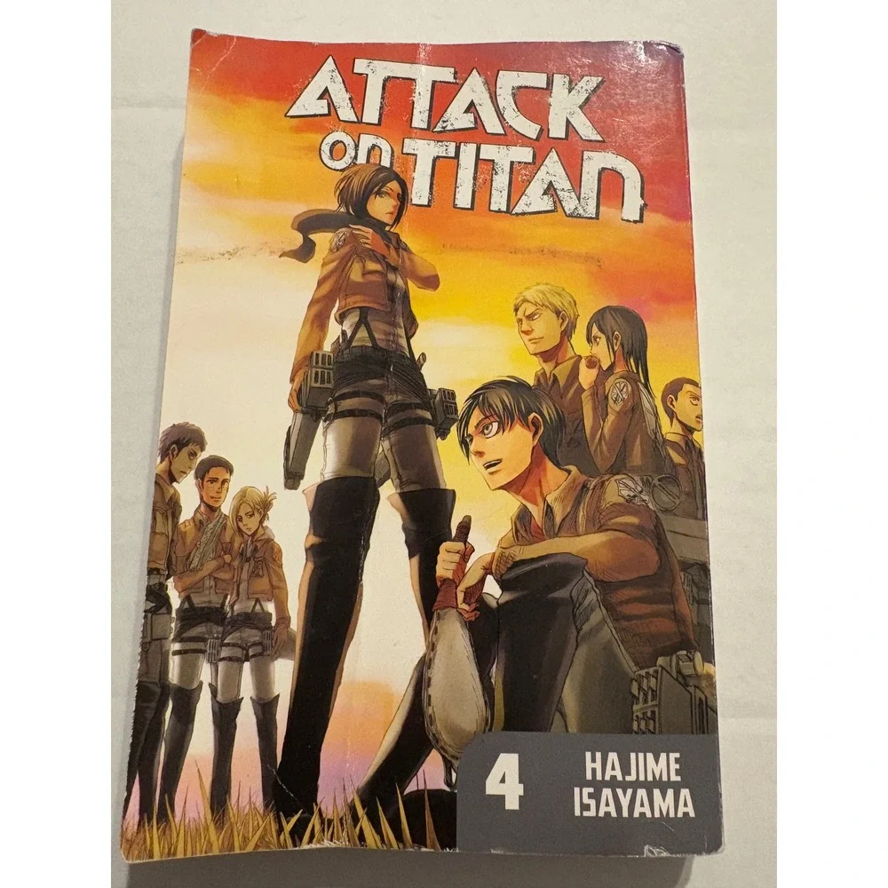 Attack on Titan Manga Volumes 4 5 & 6 English‎ Graphic Novels Anime Comic Books
